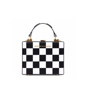 Brand Blackwood Black & White Checkered Trunk Great Condition!